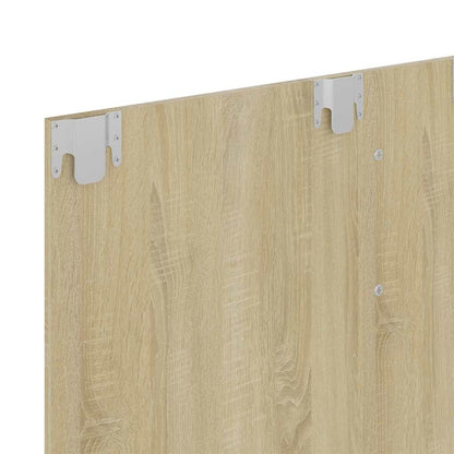 808272 vidaXL Wall TV Cabinet Sonoma Oak 120x23,5x90 cm Engineered Wood