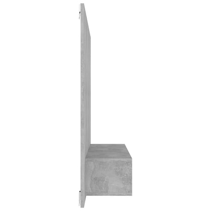 808273 vidaXL Wall TV Cabinet Concrete Grey 120x23,5x90 cm Engineered Wood