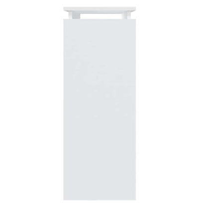 Console Table White 80x30x80 cm Engineered Wood