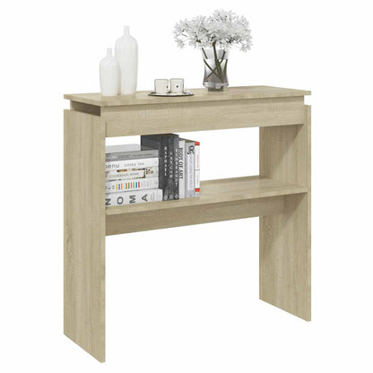Console Table Sonoma Oak 80x30x80 cm Engineered Wood