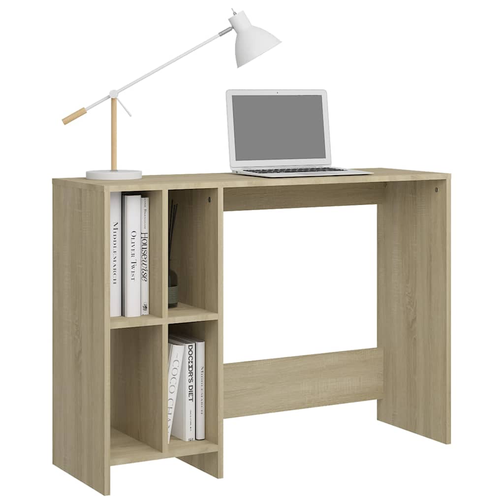 808344 vidaXL Notebook Desk Sonoma Oak 102,5x35x75 cm Engineered Wood