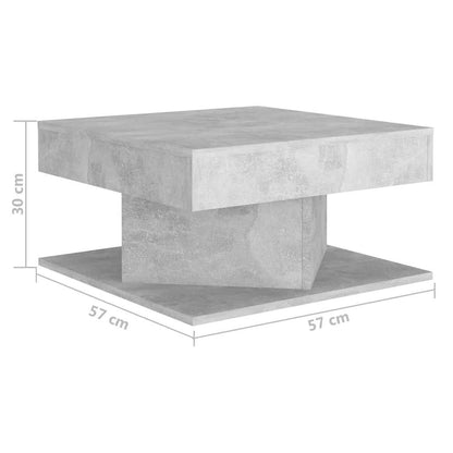 Coffee Table | Concrete grey | Engineered wood | Small |  Simplistic