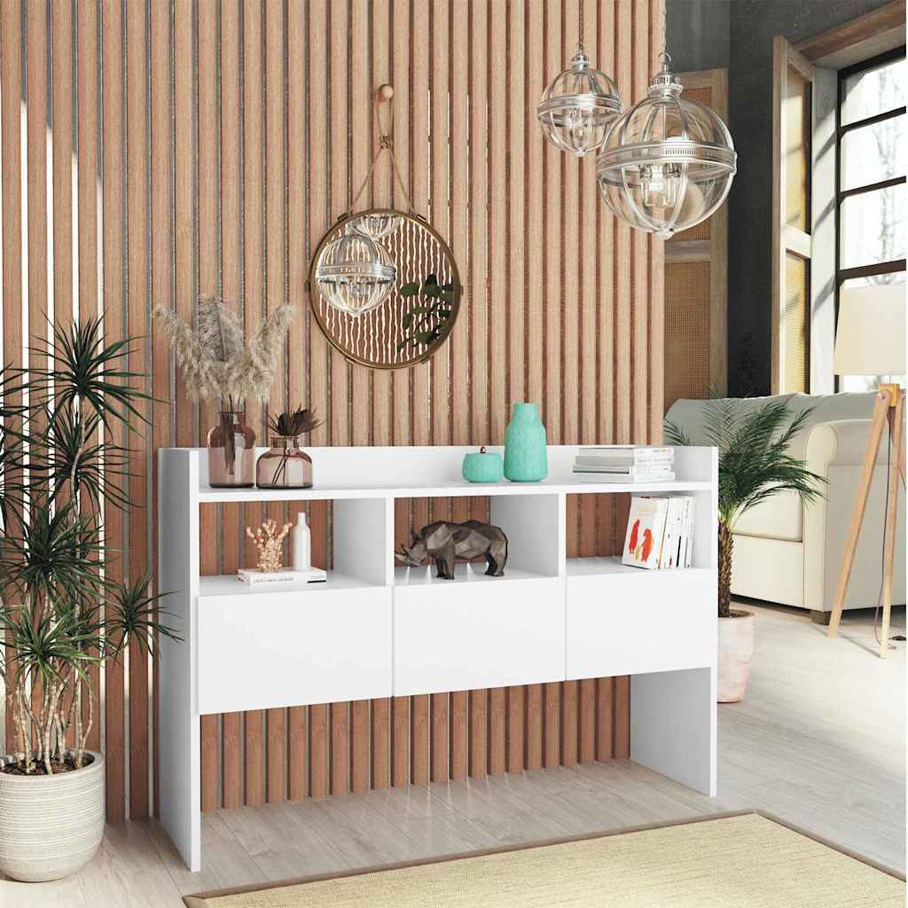 808377 vidaXL Sideboard White 105x30x70 cm Engineered Wood
