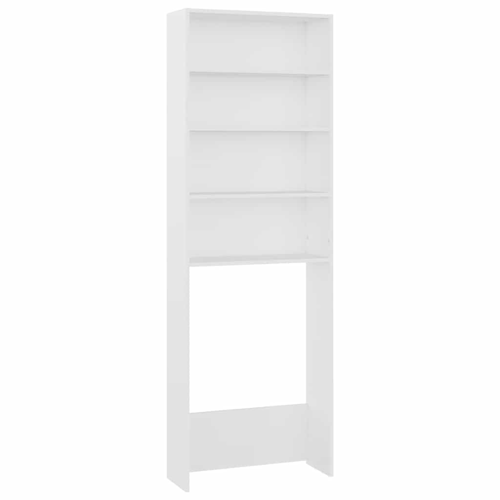 808404 vidaXL Washing Machine Cabinet White 64x24x190 cm