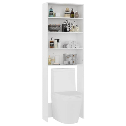 808404 vidaXL Washing Machine Cabinet White 64x24x190 cm