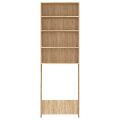 808407 vidaXL Washing Machine Cabinet Sonoma Oak 64x24x190 cm