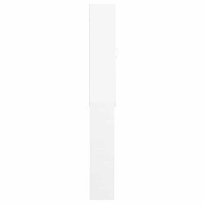 Washing Machine Cabinet White 64x25,5x190 cm