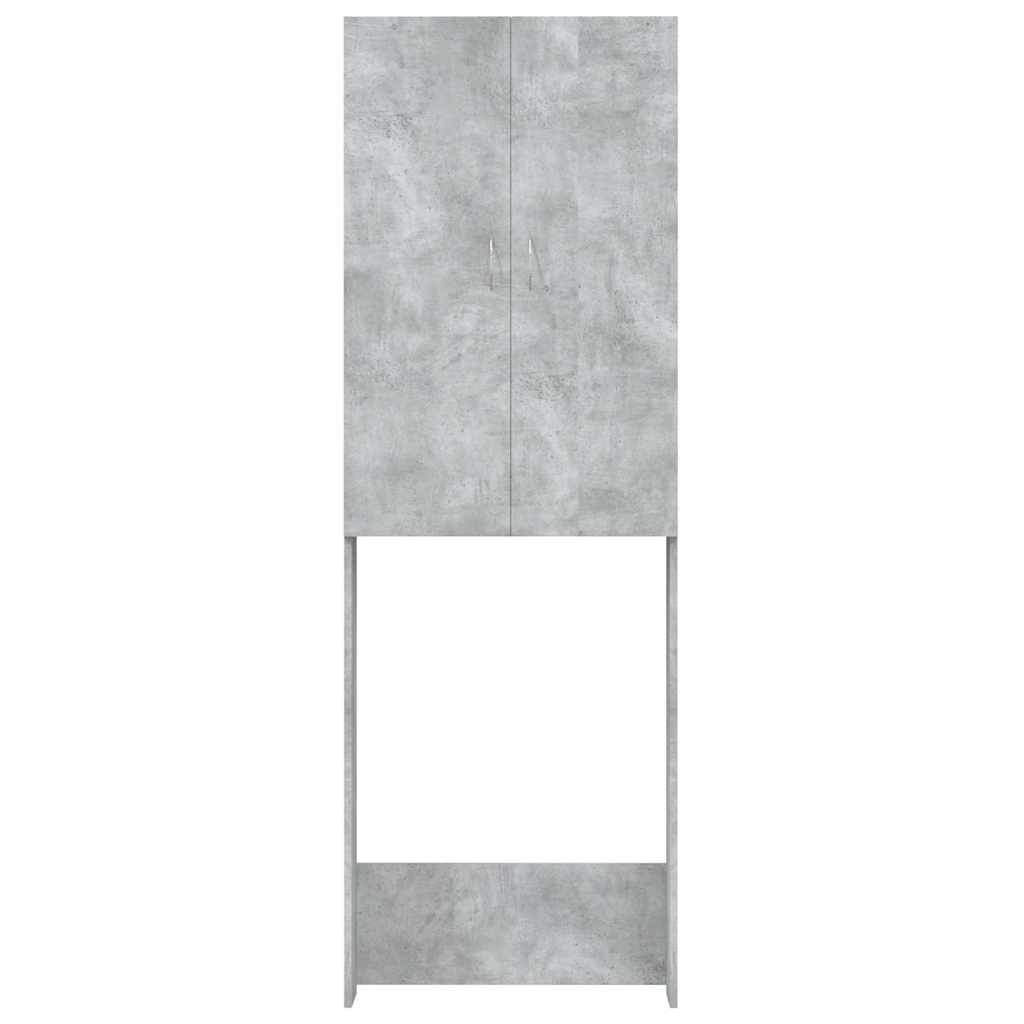 Washing Machine Cabinet Concrete Grey 64x25,5x190 cm