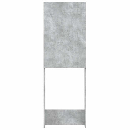 Washing Machine Cabinet Concrete Grey 64x25,5x190 cm