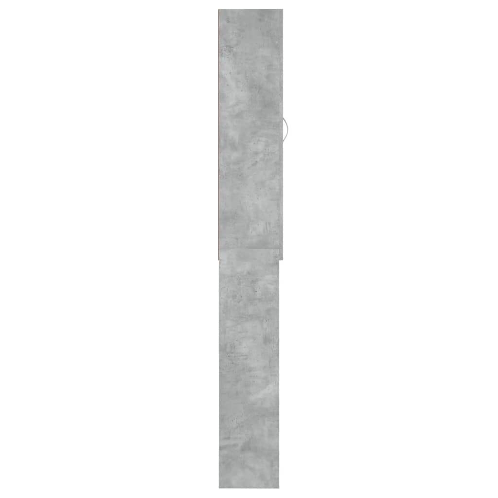 Washing Machine Cabinet Concrete Grey 64x25.5x190 cm