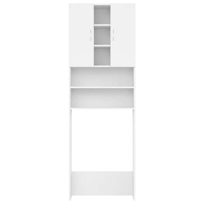 808422 vidaXL Washing Machine Cabinet White 64x25,5x190 cm