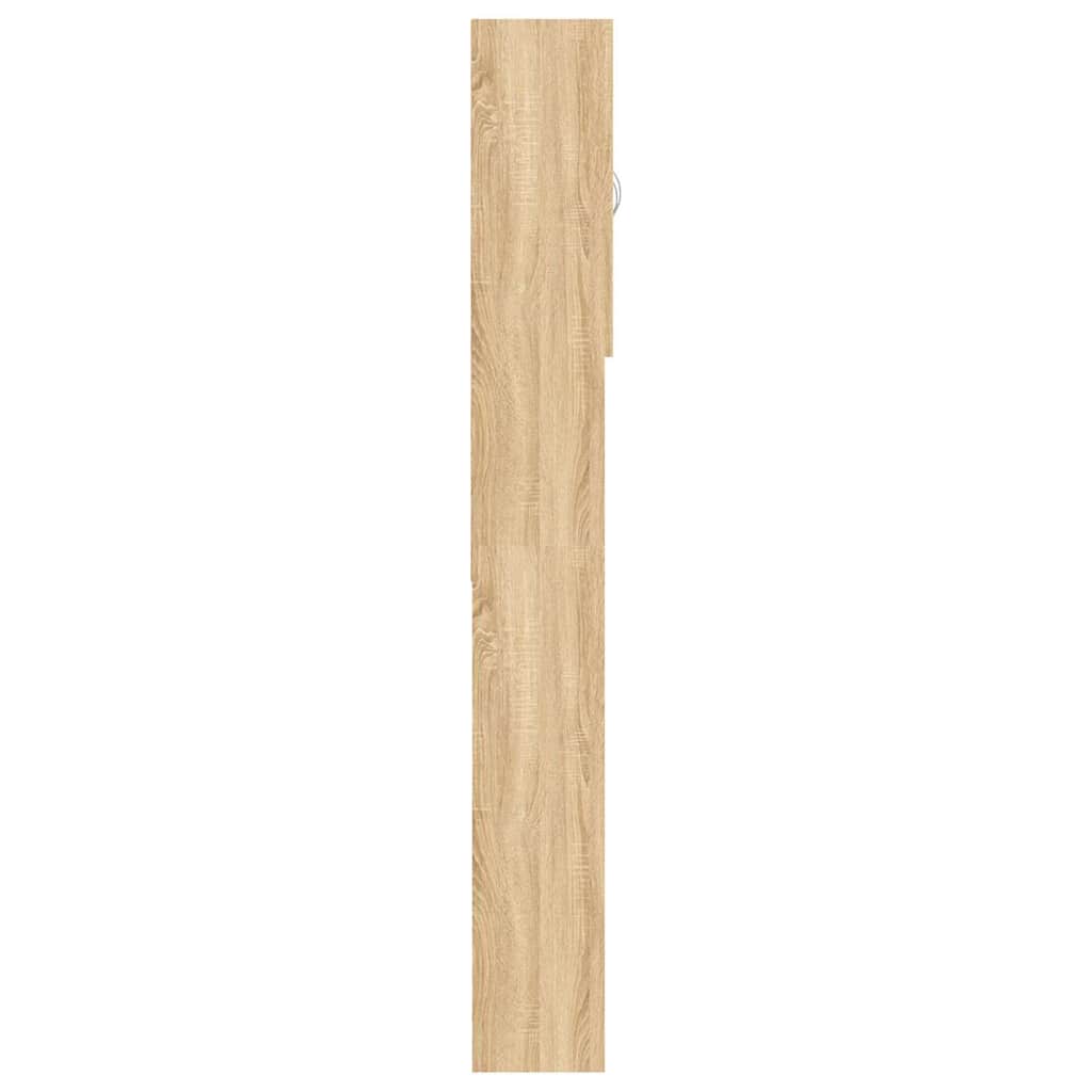 Washing Machine Cabinet Sonoma Oak 64x25.5x190 cm
