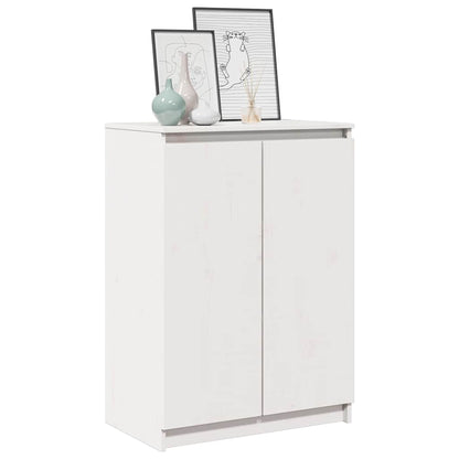 Sideboard White 60x36x84 cm Solid Wood Pine
