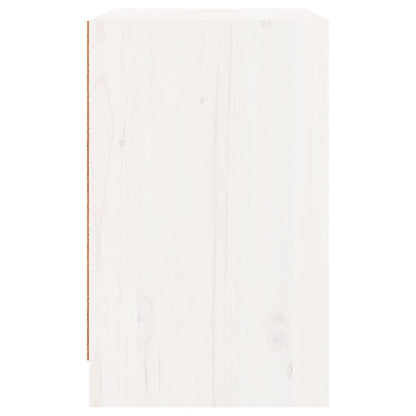 Bedside Cabinets 2 pcs White 40x31x50 cm Solid Pinewood
