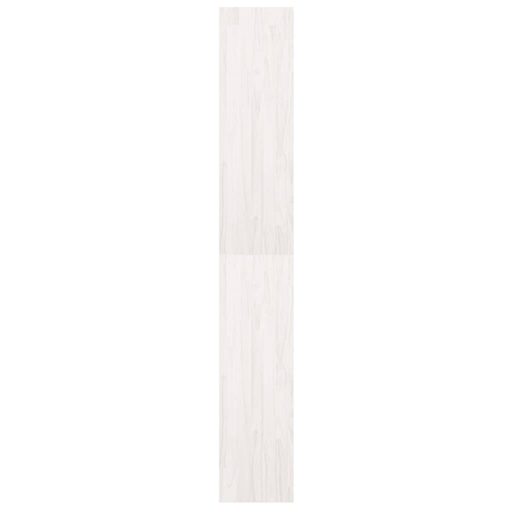 Book Cabinet/Room Divider White 40x30x199 cm Solid Wood Pine