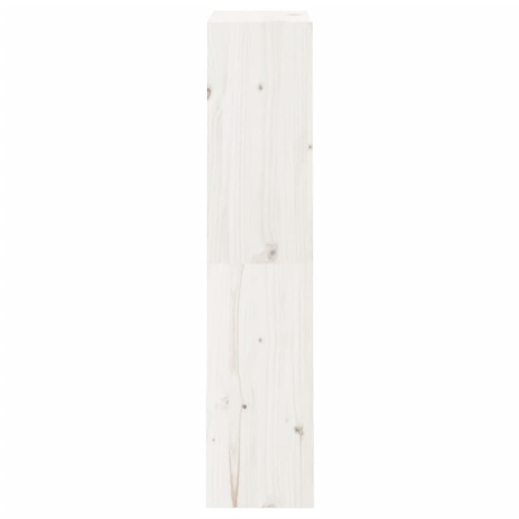 Book Cabinet | White | Solid Pine Wood | Medium | Book Cabinet