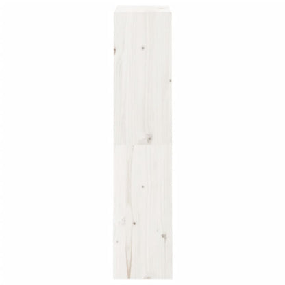Book Cabinet | White | Solid Pine Wood | Medium | Book Cabinet
