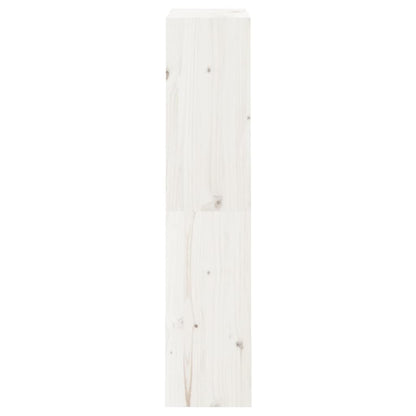 Book Cabinet/Room Divider White 60x30x135,5 cm Solid Wood Pine