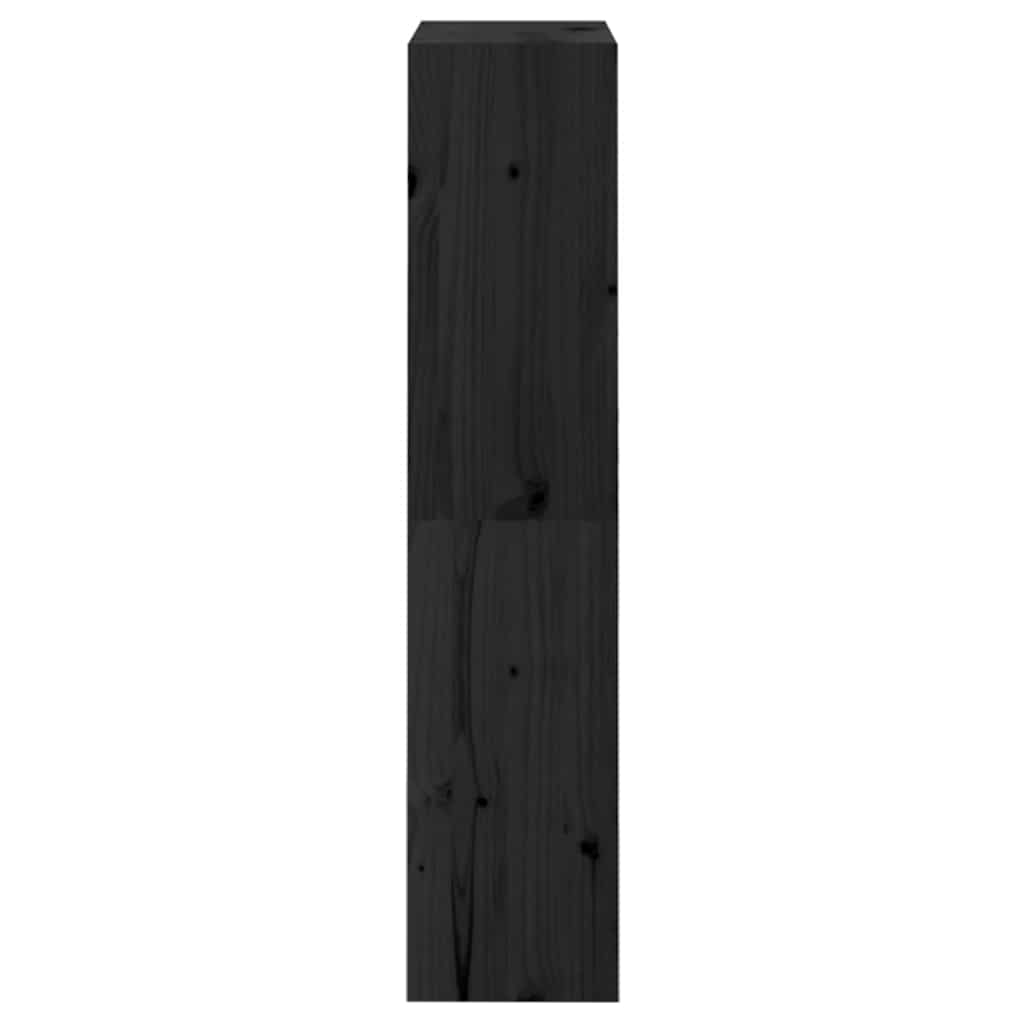 Book Cabinet/Room Divider Black 60x30x135,5 cm Solid Wood Pine