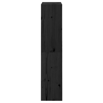 Book Cabinet/Room Divider Black 60x30x135,5 cm Solid Wood Pine