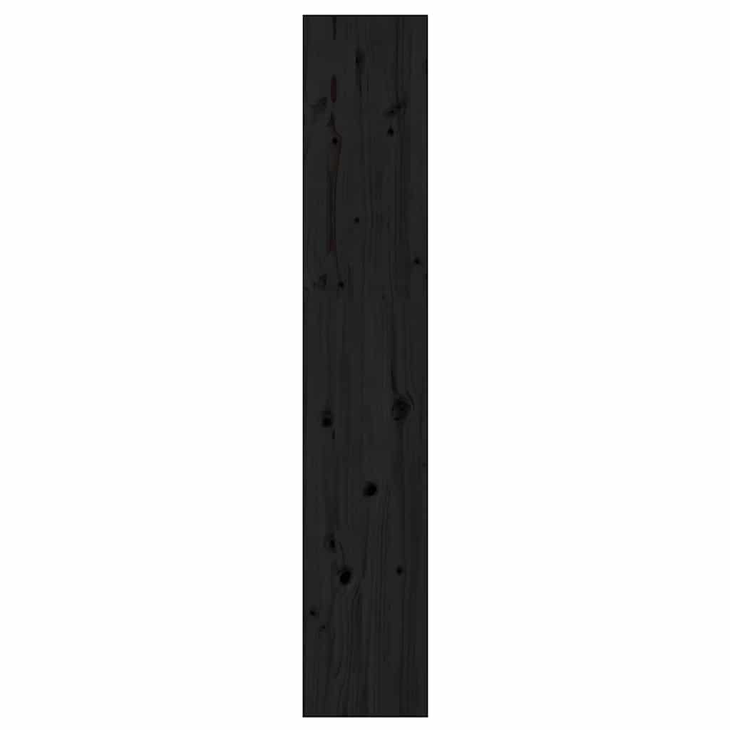 Book Cabinet/Room Divider Black 60x30x167,5 cm Solid Wood Pine