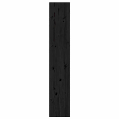 Book Cabinet/Room Divider Black 60x30x167,5 cm Solid Wood Pine