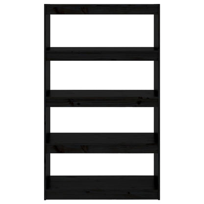 Book Cabinet | Black | Solid pinewood | Medium | Book Cabinet