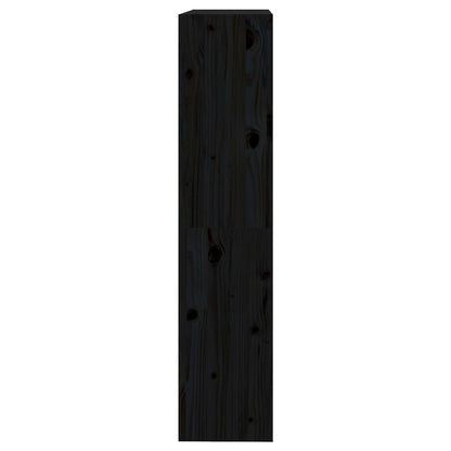 Book Cabinet | Black | Solid pinewood | Medium | Book Cabinet