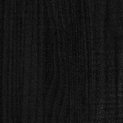 Book Cabinet/Room Divider Black 100x30x103 cm Solid Pinewood
