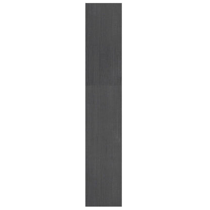808225 vidaXL Book Cabinet/Room Divider Grey 100x30x167,5 cm Solid Wood Pine