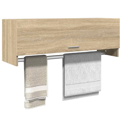 808236 vidaXL Wardrobe Sonoma Oak 100x32,5x35 cm Engineered Wood