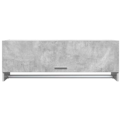 Wardrobe Concrete Grey 100x32.5x35 cm Engineered Wood