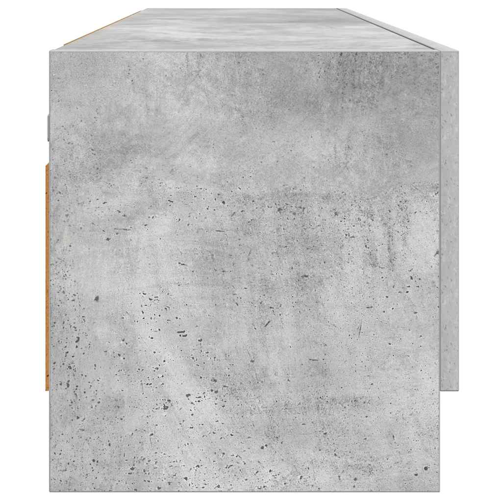 Wardrobe Concrete Grey 100x32.5x35 cm Engineered Wood