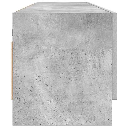 Wardrobe Concrete Grey 100x32.5x35 cm Engineered Wood