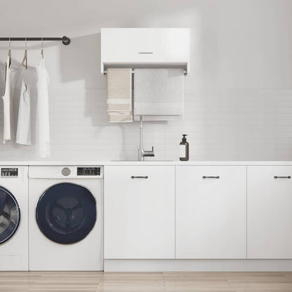 Wardrobe White 70x32.5x35 cm Engineered Wood
