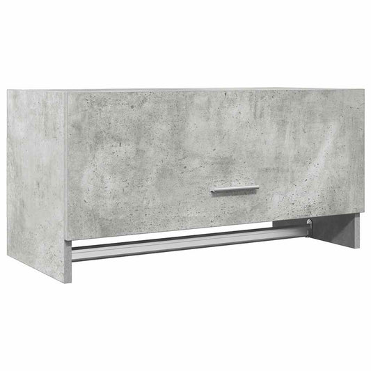 808246 vidaXL Wardrobe Concrete Grey 70x32,5x35 cm Engineered Wood
