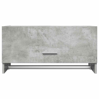Wardrobe Concrete Grey 70x32.5x35 cm Engineered Wood