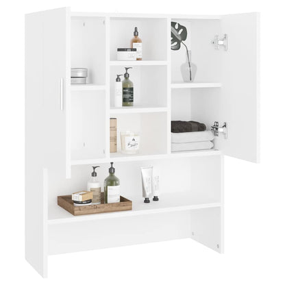 808386 vidaXL Washing Machine Cabinet White 70,5x25,5x90 cm