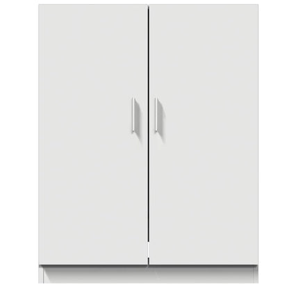 808395 vidaXL Washing Machine Cabinet White 71x71,5x91,5 cm