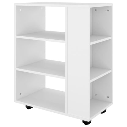 Storage Cabinet | White | Engineered wood | Medium | Rolling Cabinet