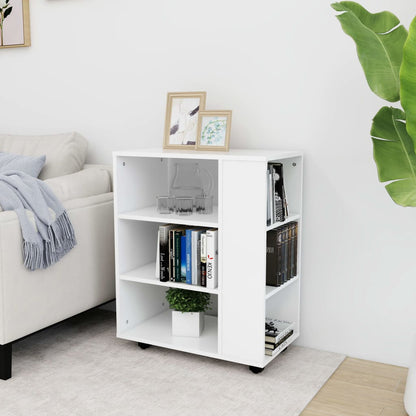Storage Cabinet | White | Engineered wood | Medium | Rolling Cabinet