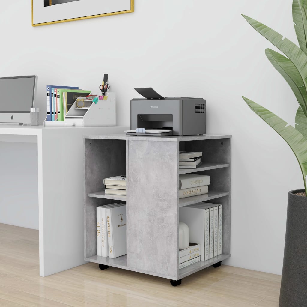 Storage Cabinet | Concrete Grey | Engineered Wood | Standard