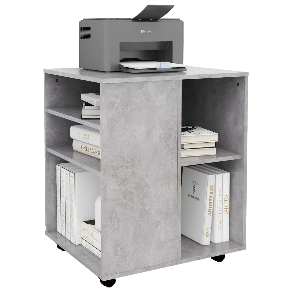 Storage Cabinet | Concrete Grey | Engineered Wood | Standard