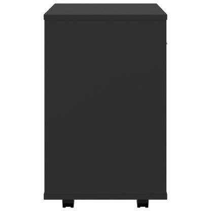 Storage Cabinet | Black | Engineered wood | Compact | Storage Cabinet