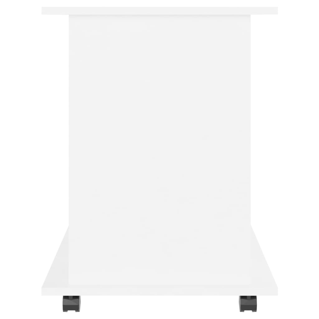 Storage Cabinet | White | Engineered wood | Medium | Lockable wheels