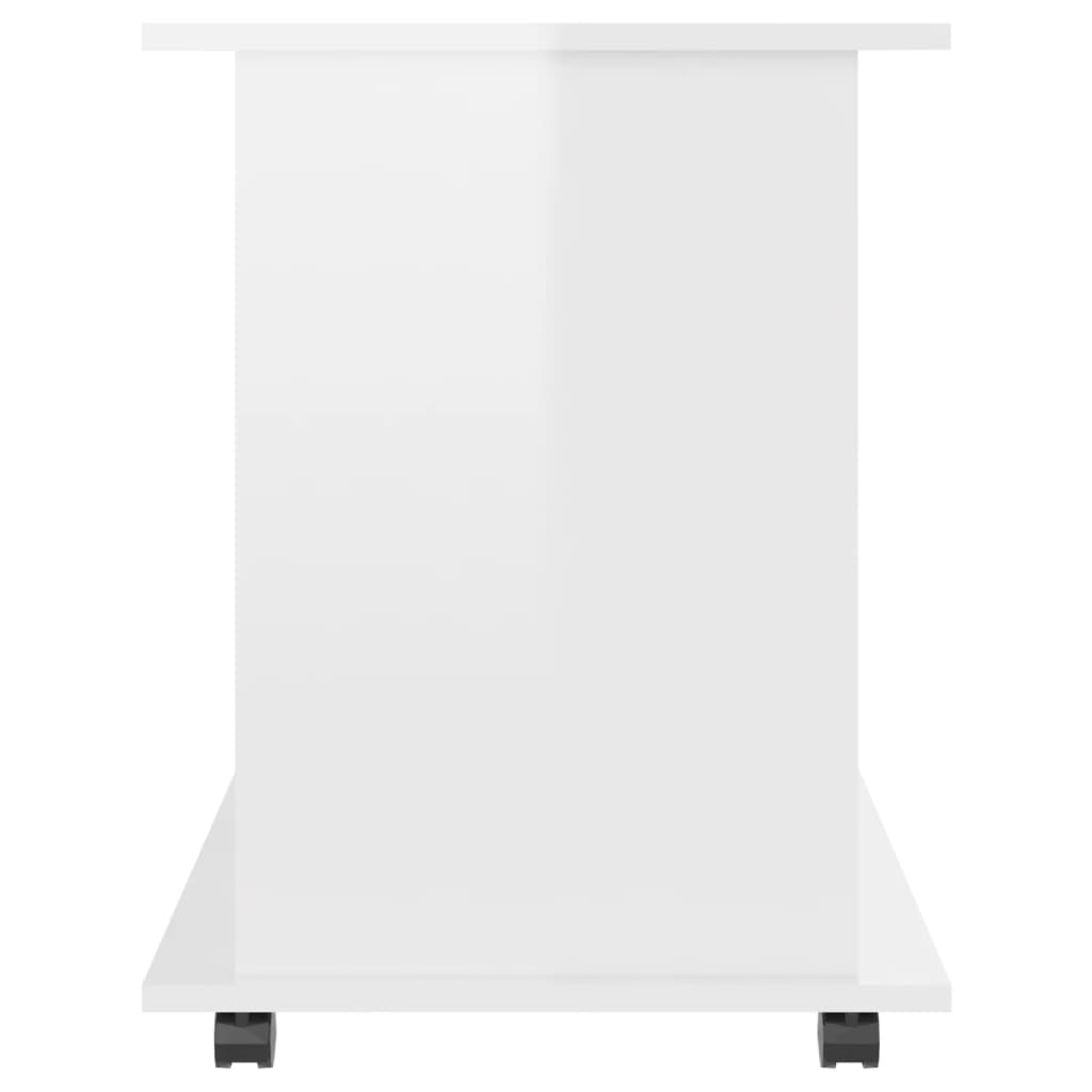 Storage Cabinet | High gloss white | Engineered wood | 60 x 45 x 60 cm