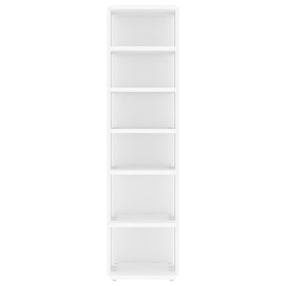 Shoe Cabinet White 27.5x27x102 cm Engineered Wood