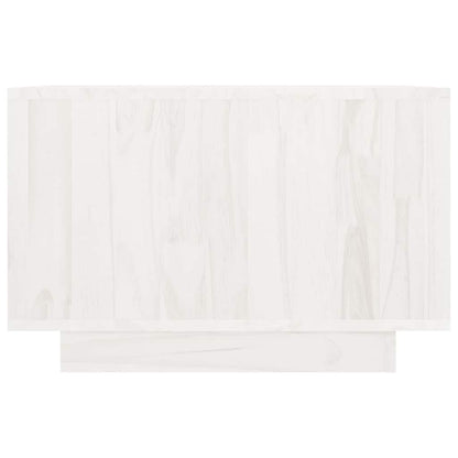 808504 vidaXL Coffee Table White 50x50x33,5 cm Solid Wood Pine