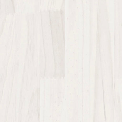 808504 vidaXL Coffee Table White 50x50x33,5 cm Solid Wood Pine