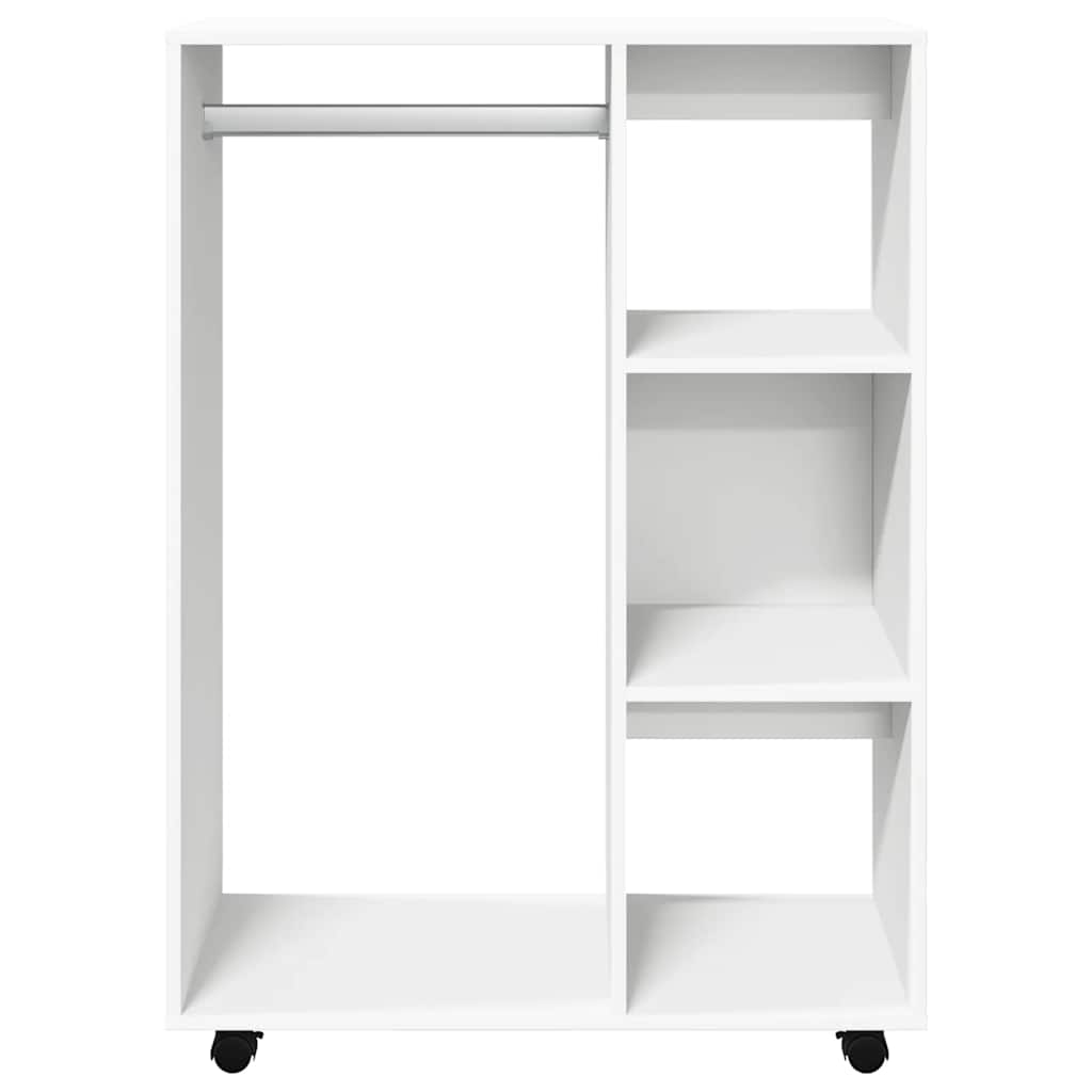 Wardrobe White 80x40x110 cm Engineered Wood